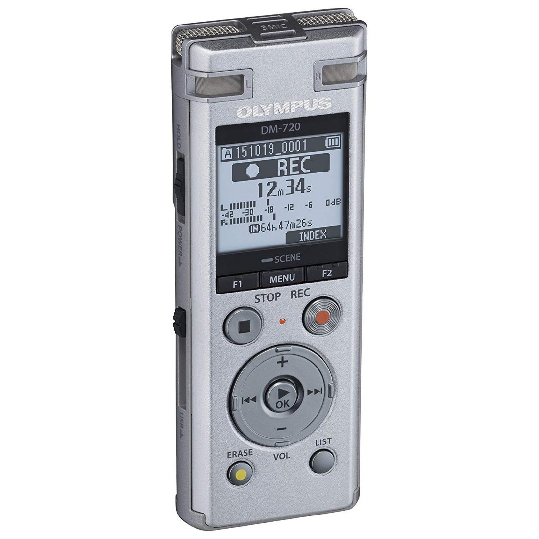 Olympus DM720 Digital Voice Recorder (4GB) Copia