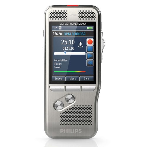 Philips DPM8000 Pocket Memo Digital Recorder Kit with SEP Licence