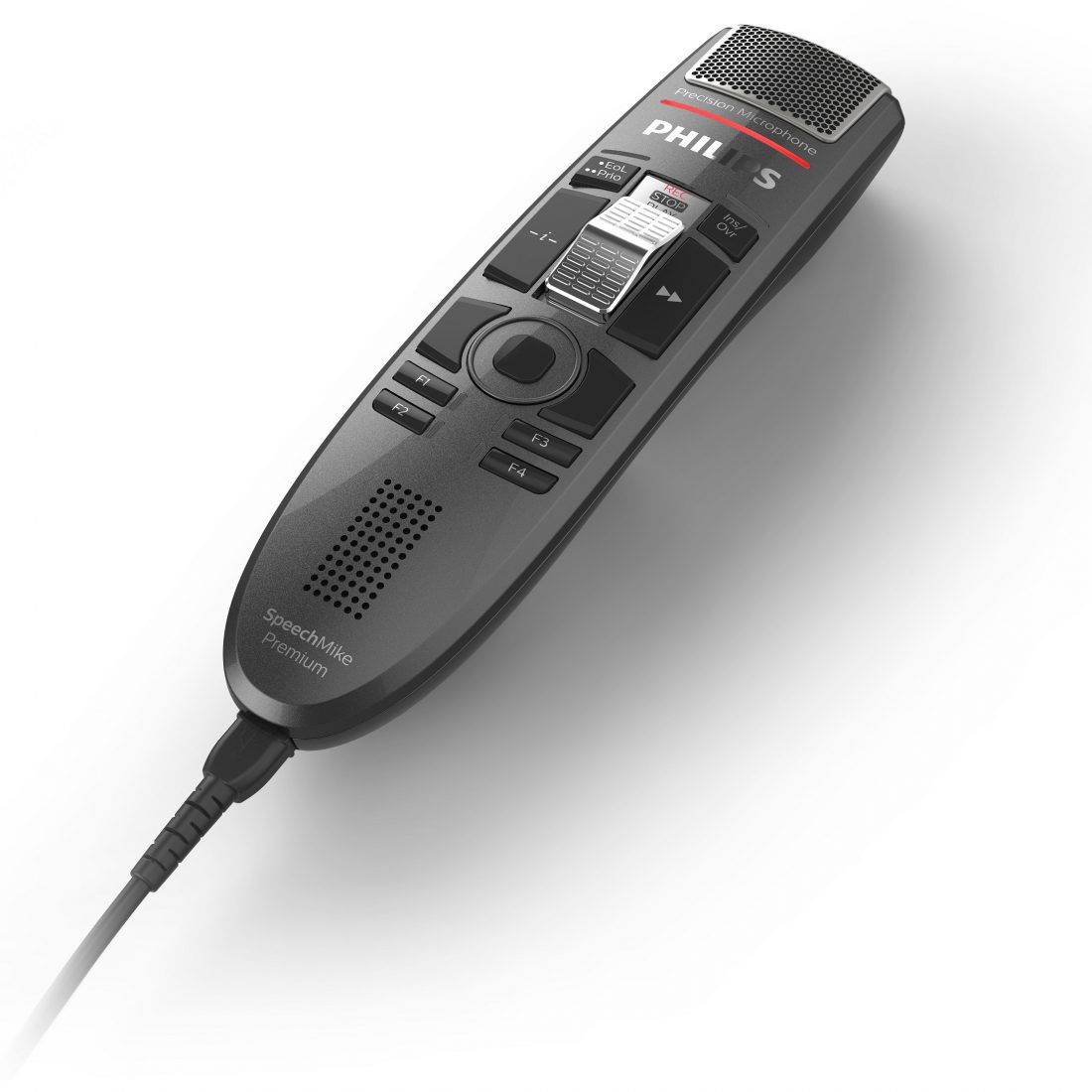 Philips SMP3710 SpeechMike Premium Slide Switch, TouchPad Dictation Microphone